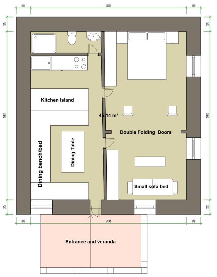 Mykonos TownOne Manto Square公寓 外观 照片